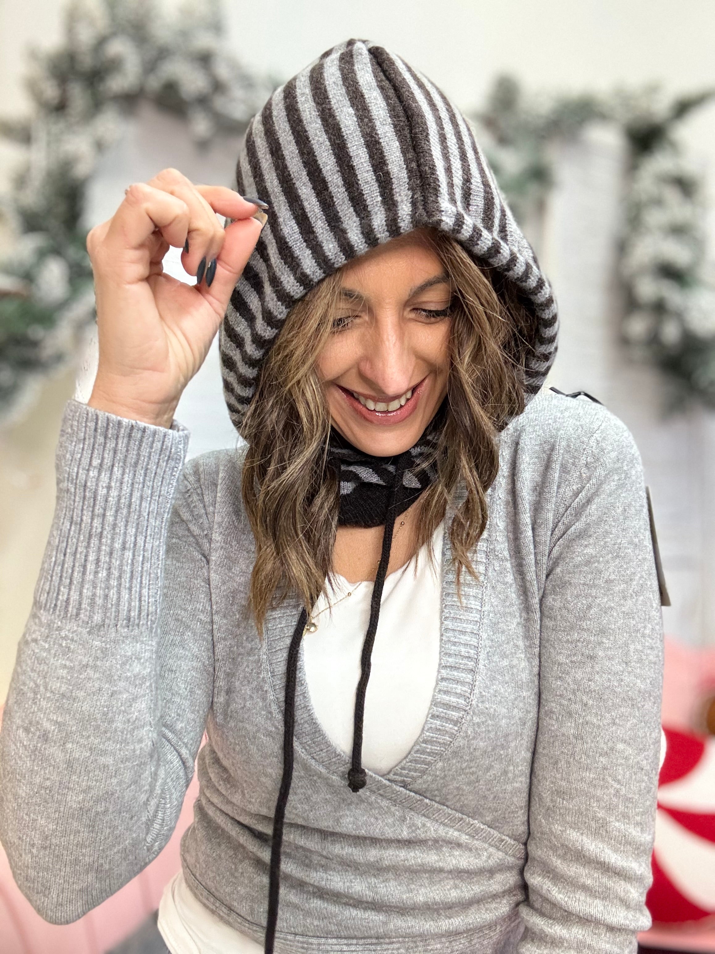 Il balaclava rigato ( lana e cachemire )