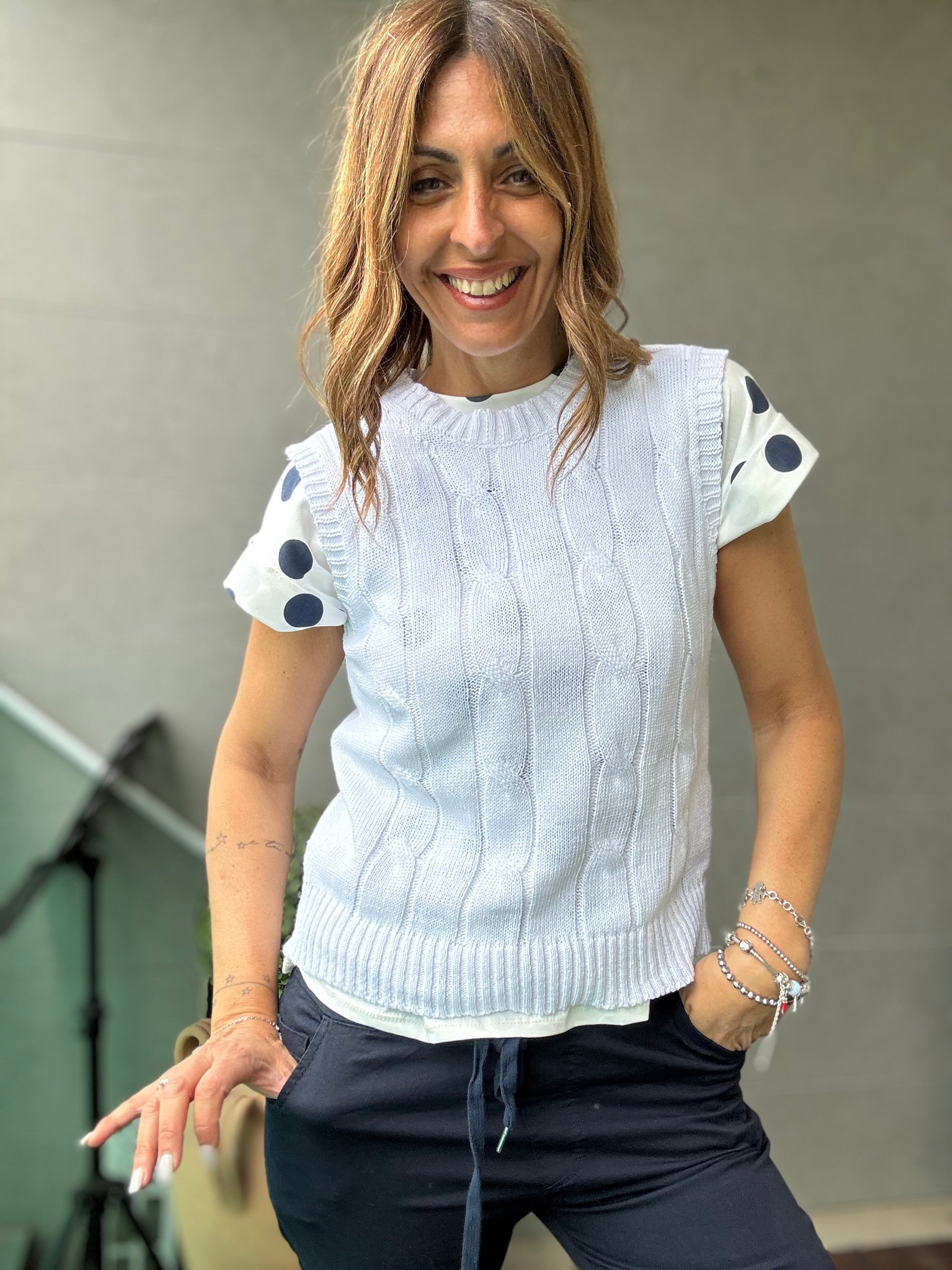 Il gilet in cotone