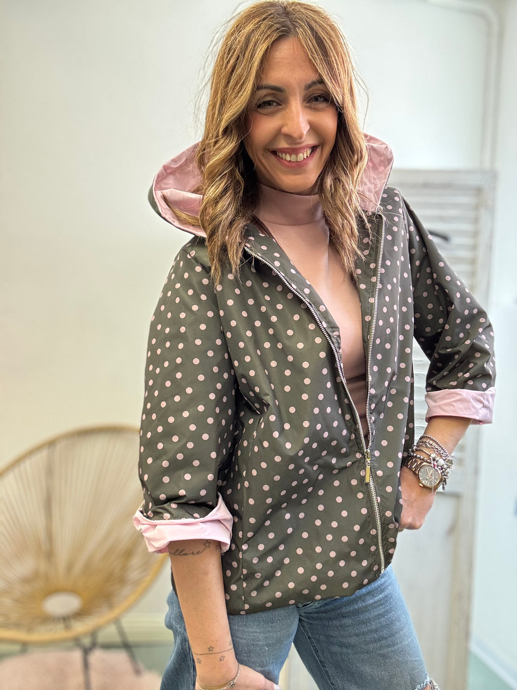 L’antivento a pois