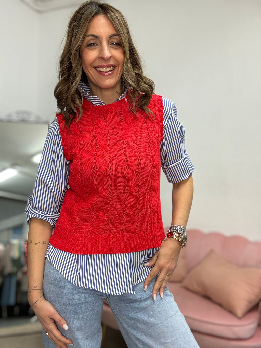 Il gilet in cotone