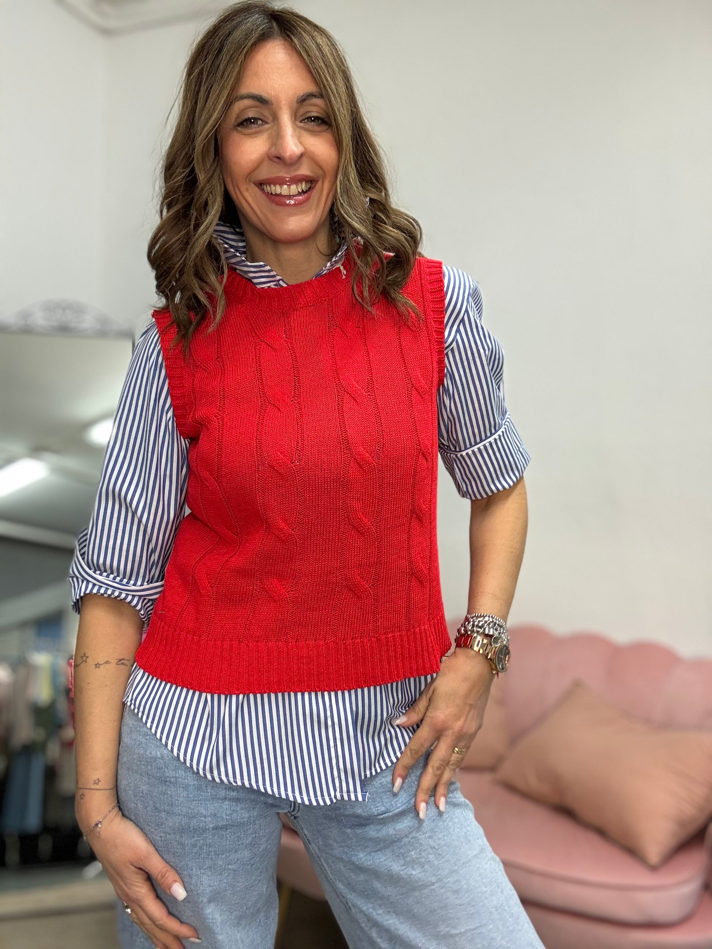Il gilet in cotone