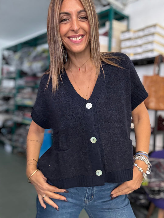 Il cardigan boucle