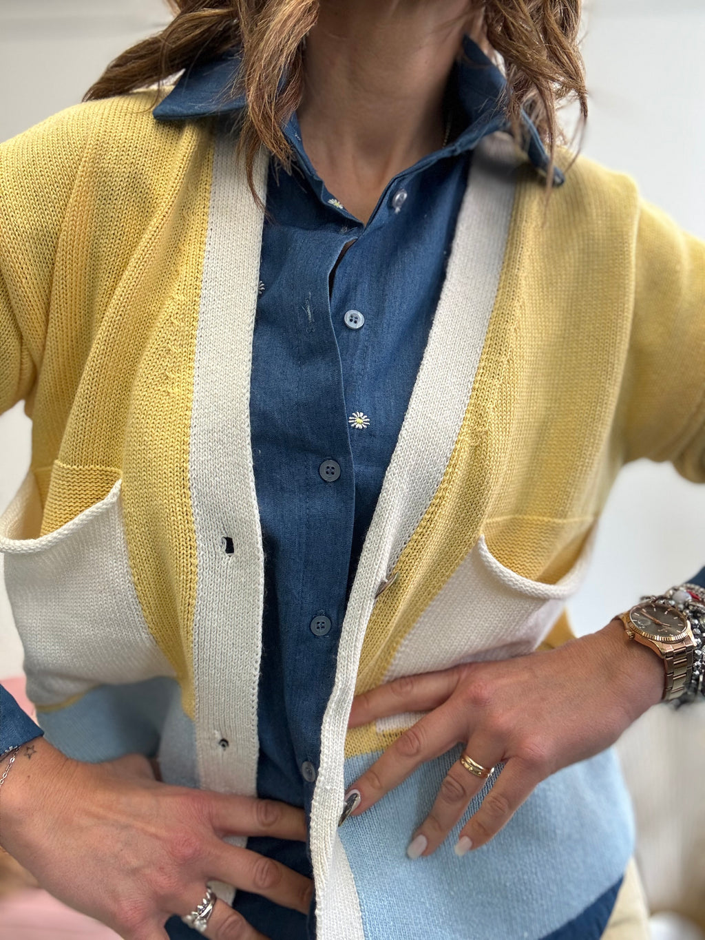 Cardigan Official cotone