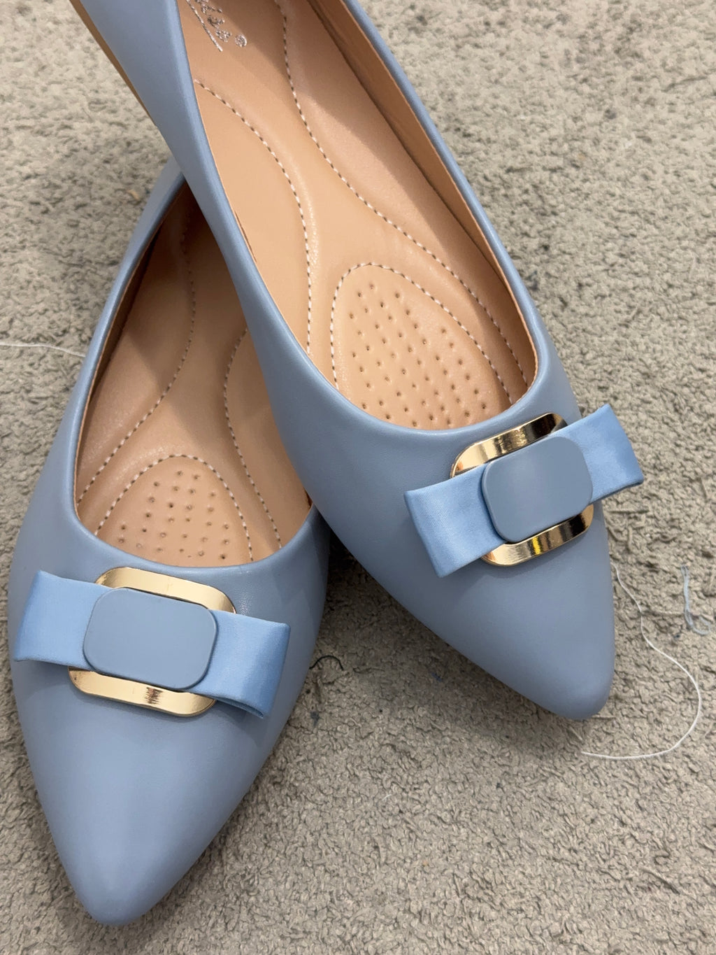 La ballerina con la puntina in due colori