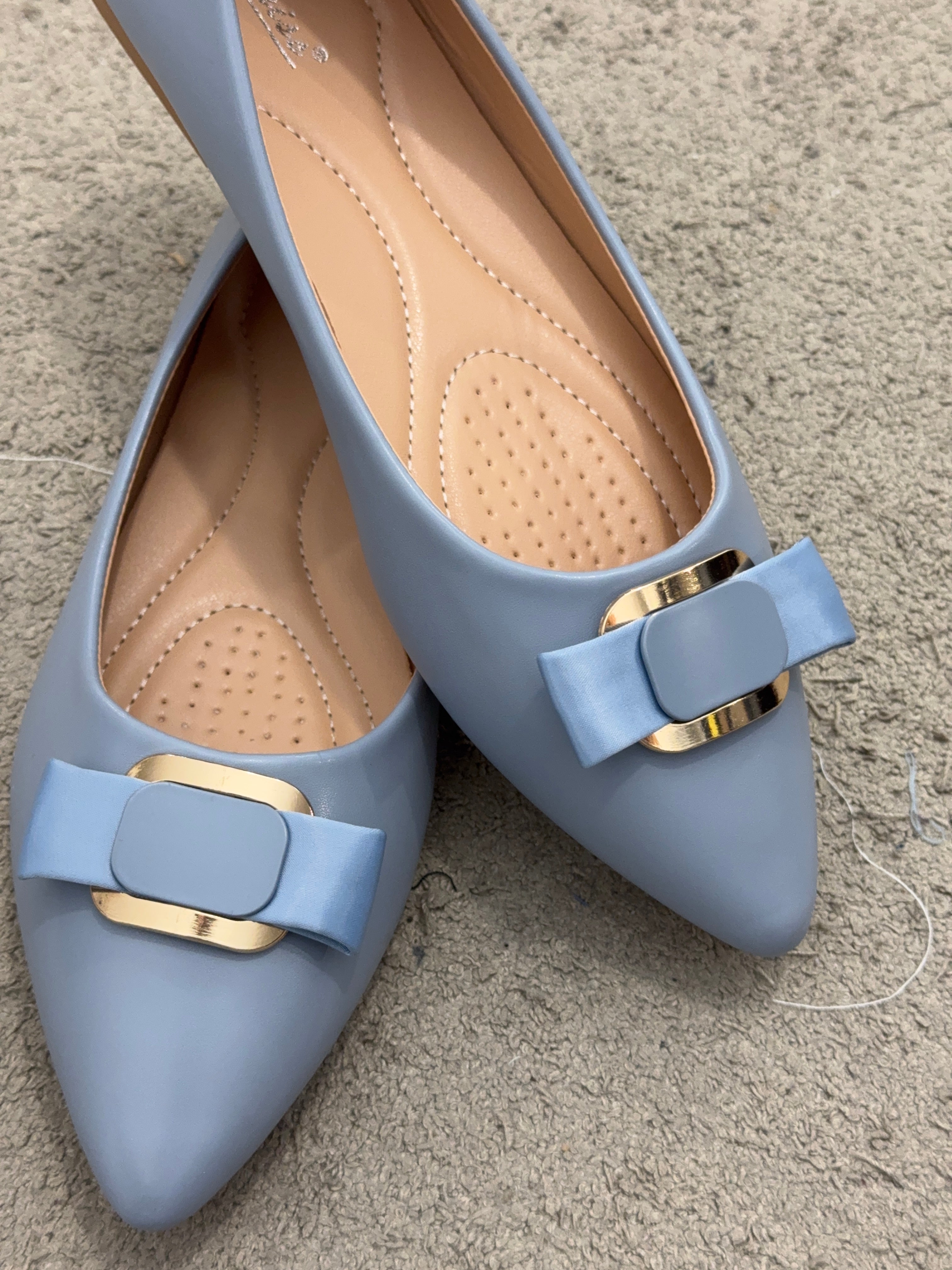 La ballerina con la puntina in due colori