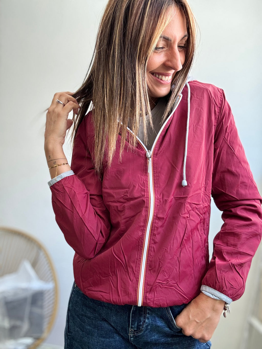 Il frangivento reversibile autunno style