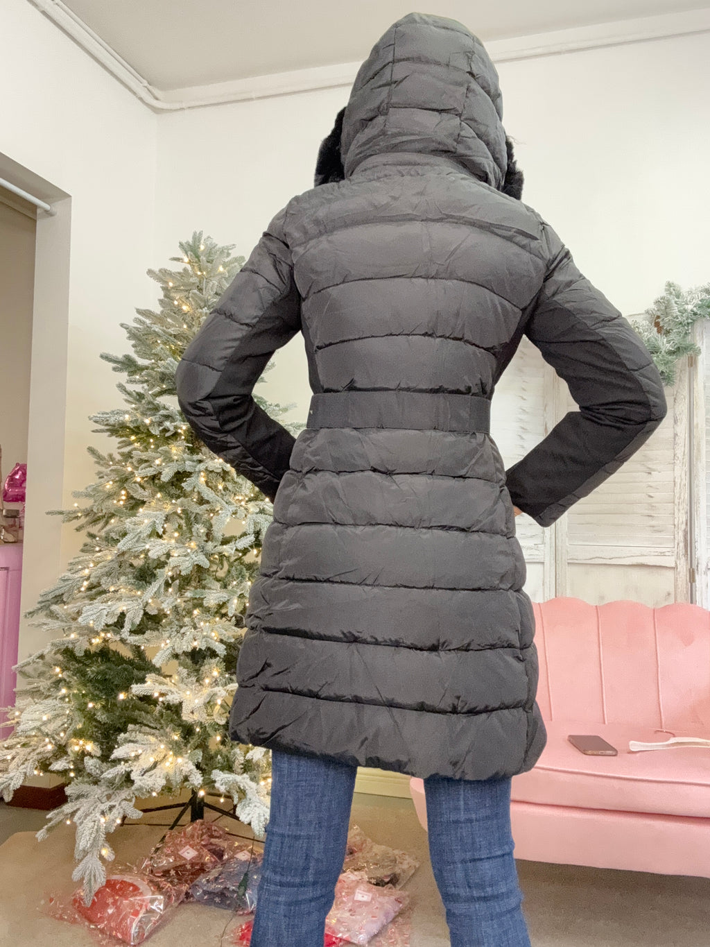 Il piumino che sembra un cappotto