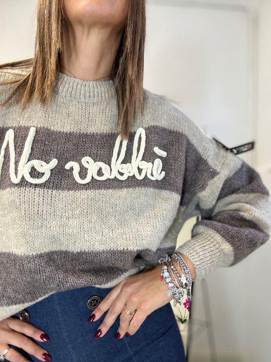 Pull No Vabbè rigato