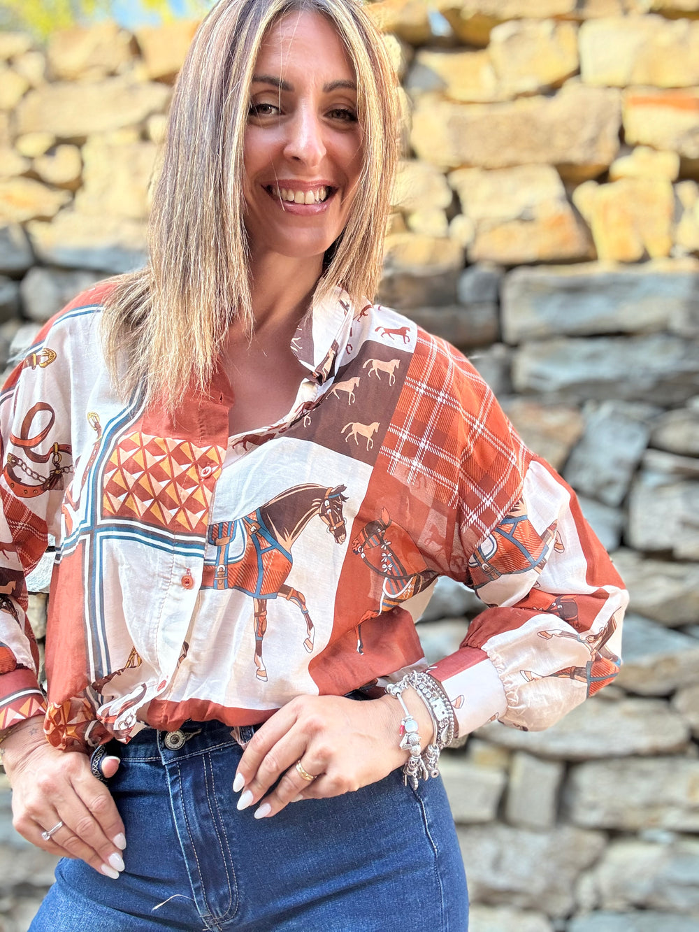 La camicia Hermès style