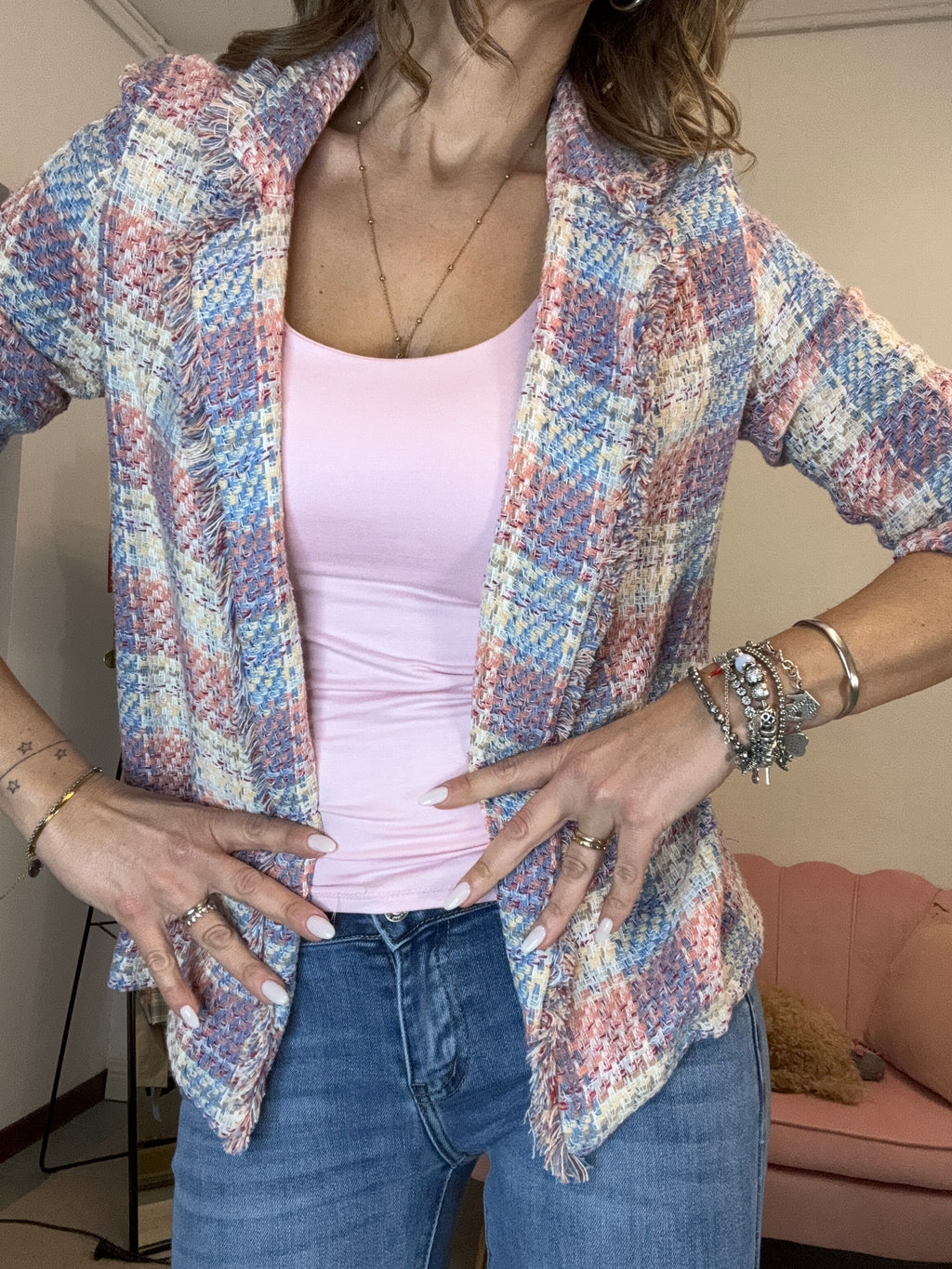 La giacca con le impunture