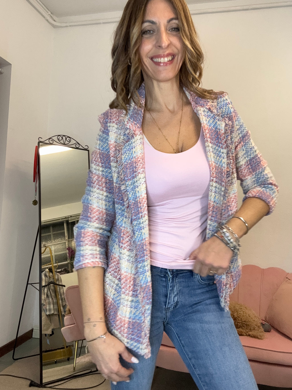 La giacca con le impunture