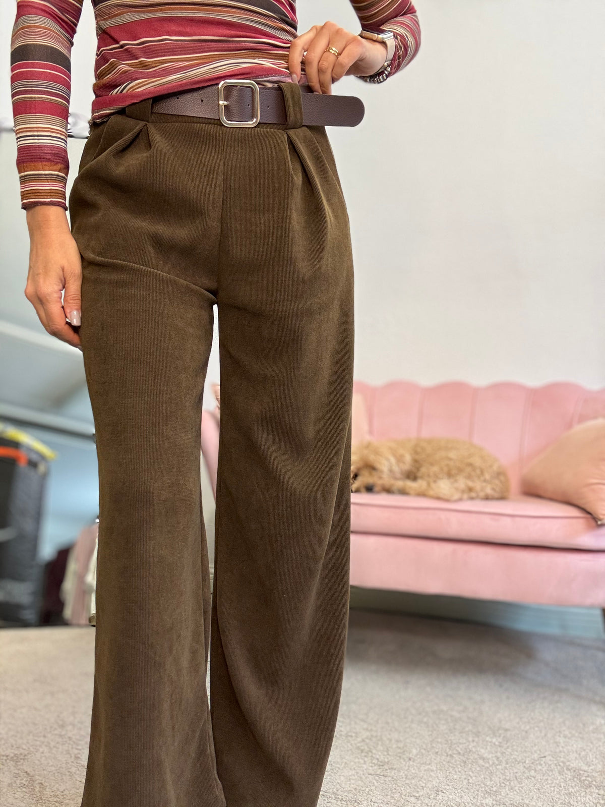 Il pantalone vellutino costine
