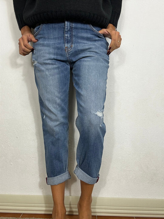 Jeans cargo denim