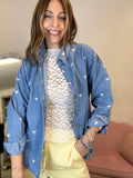 La camicia Denim coi cuoricini