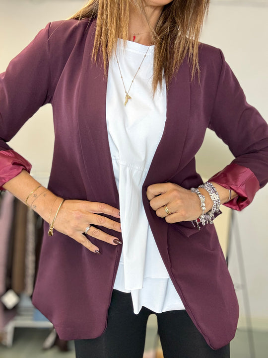 Il blazer foderato