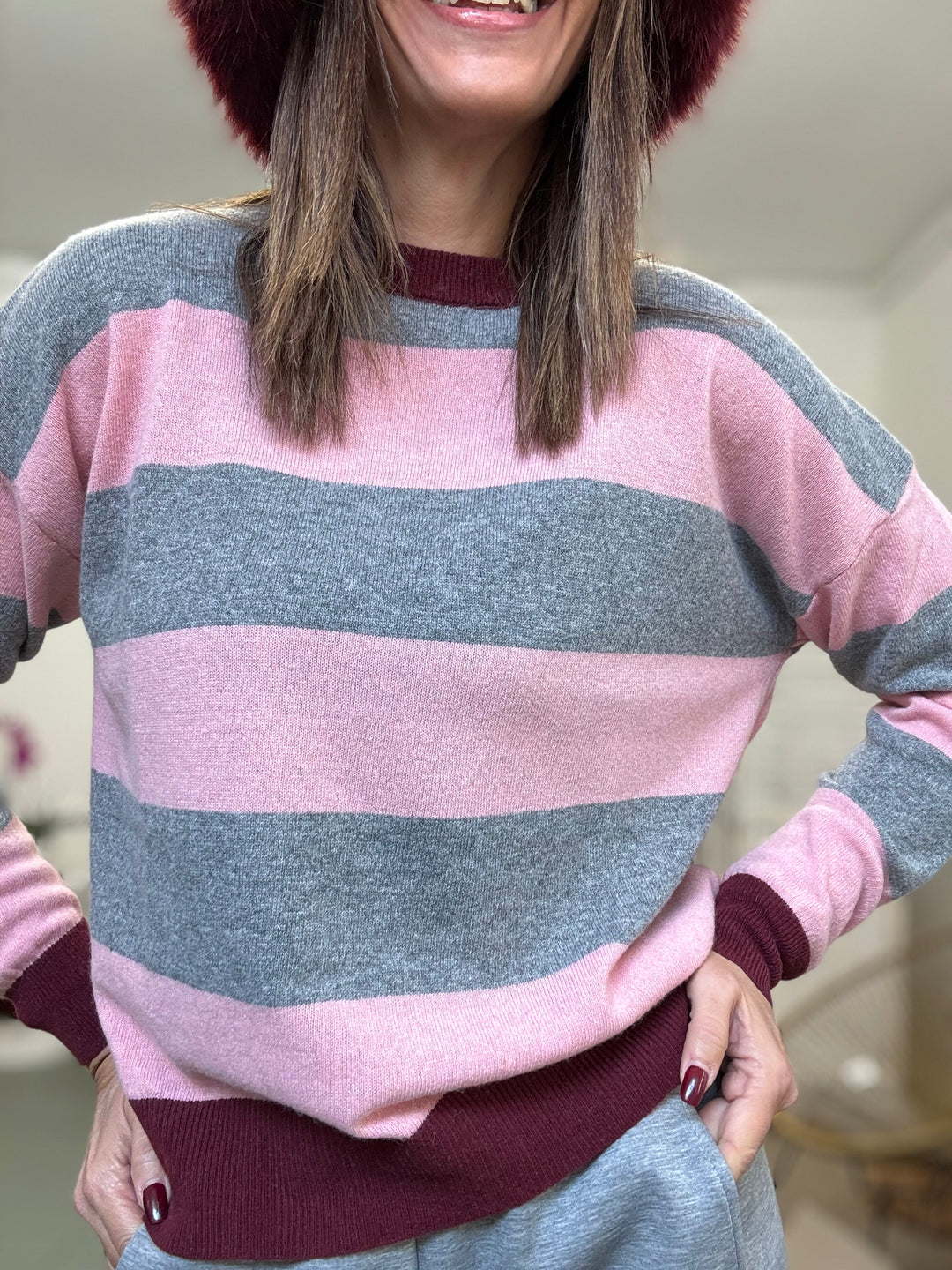 Il pull Sofi col cachemire e le Rigone