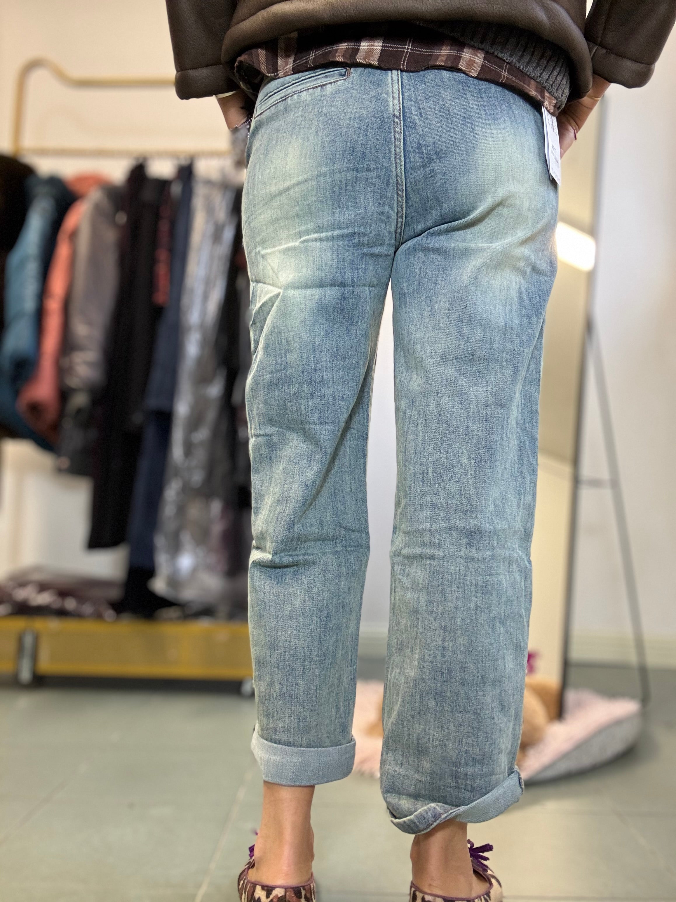 Il jeans buggy lavaggio te