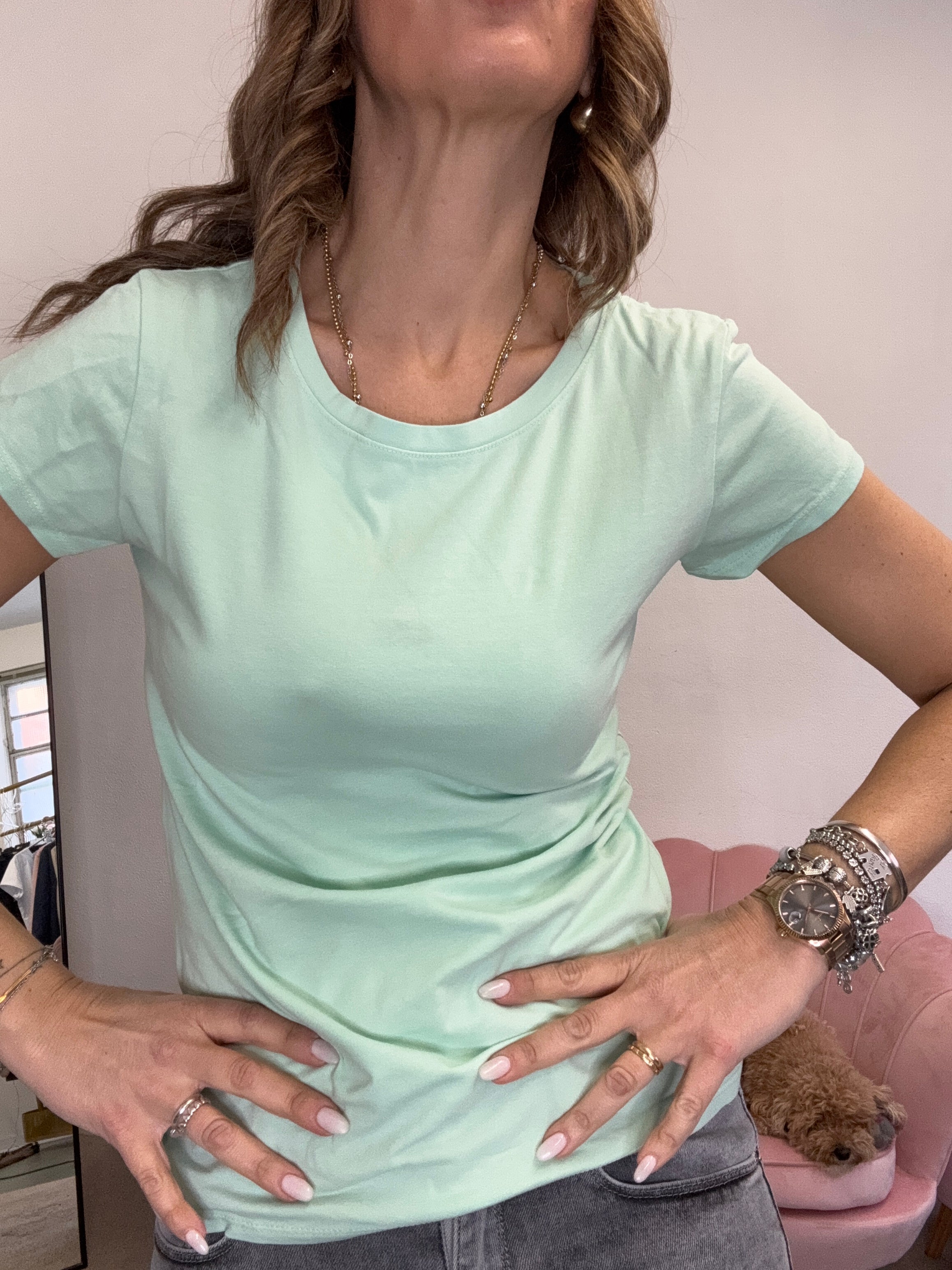 La t-shirt in cotone