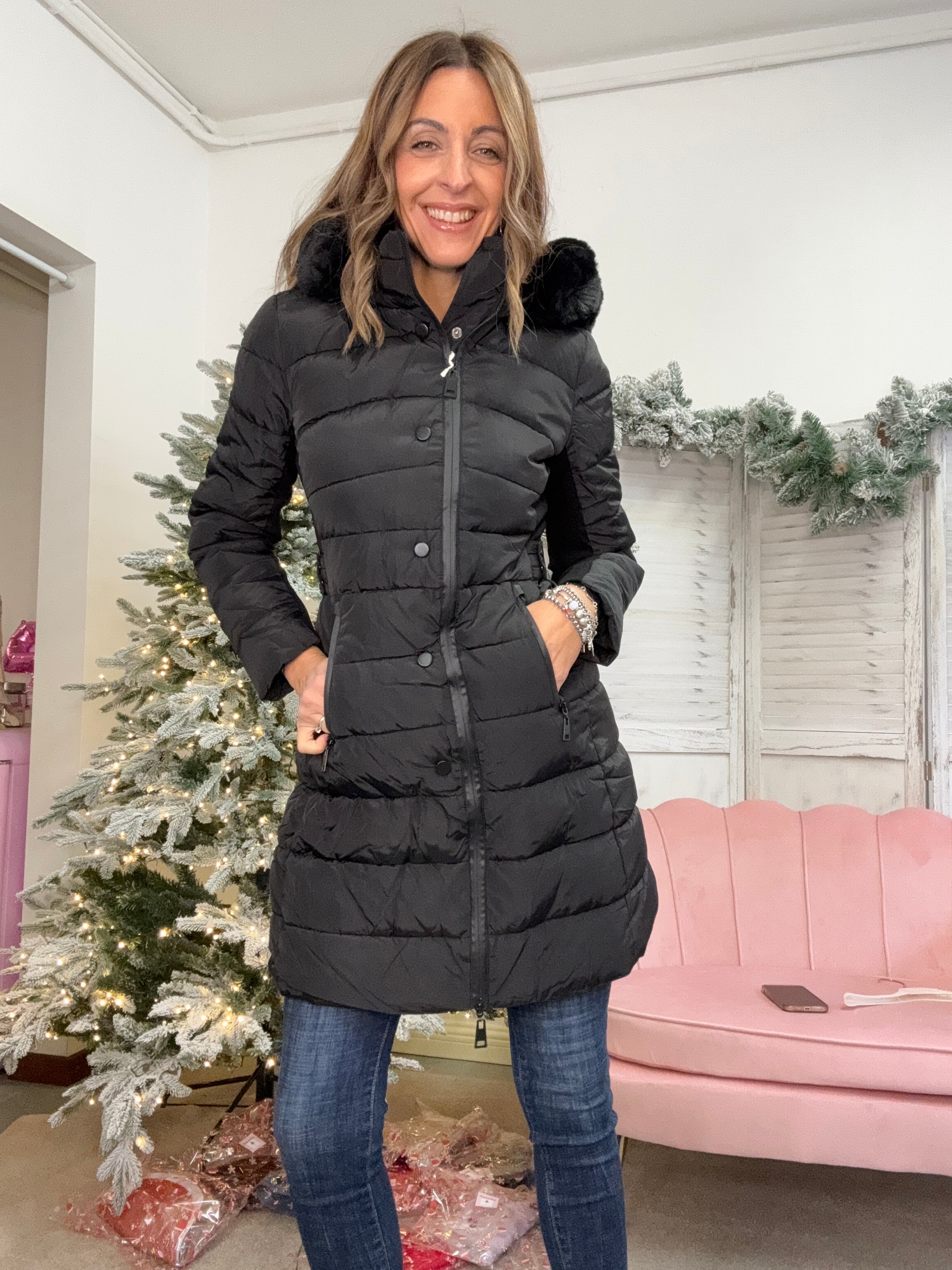 Il piumino che sembra un cappotto