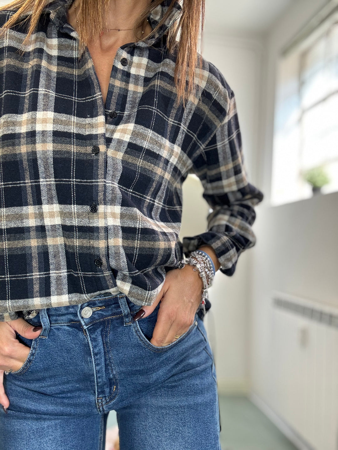 La camicia Ambra in flanella