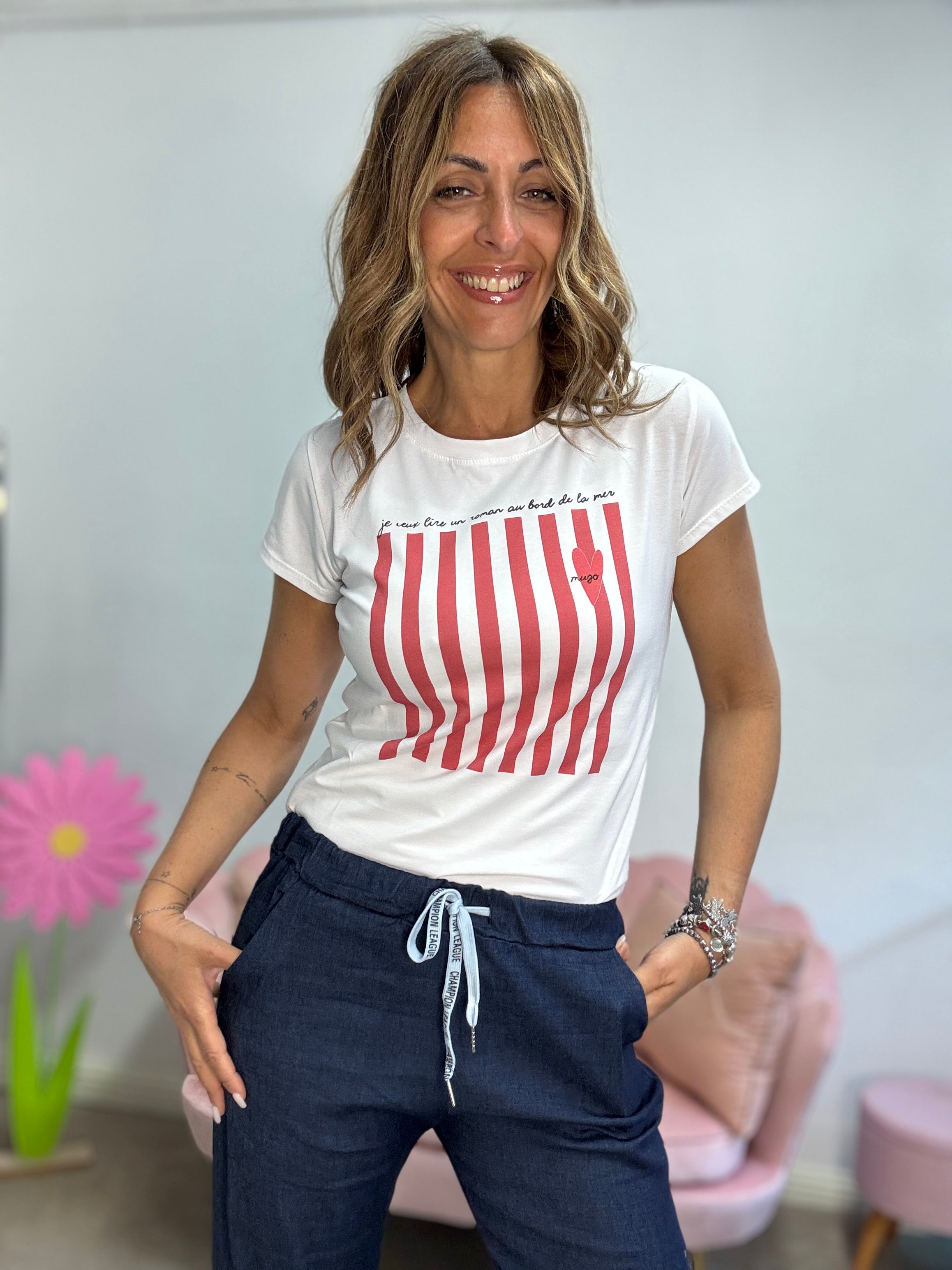 T shirt codice a barre