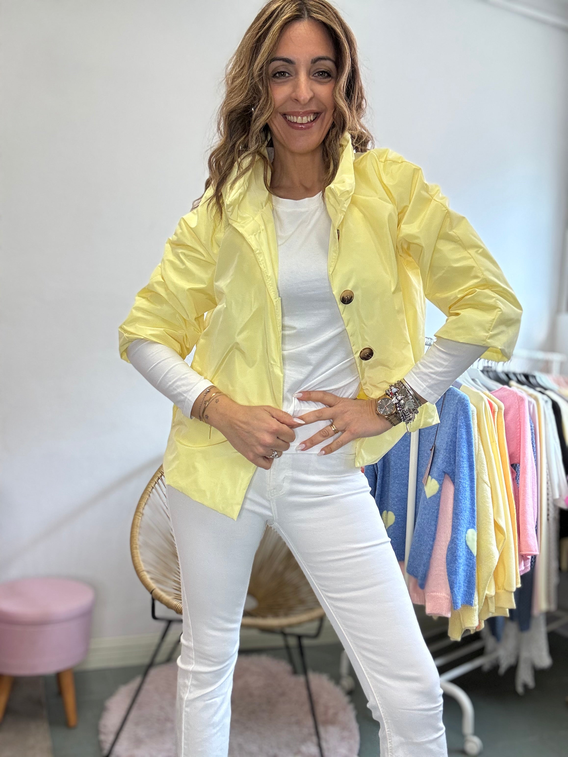 Lo spolverino senza cappuccio