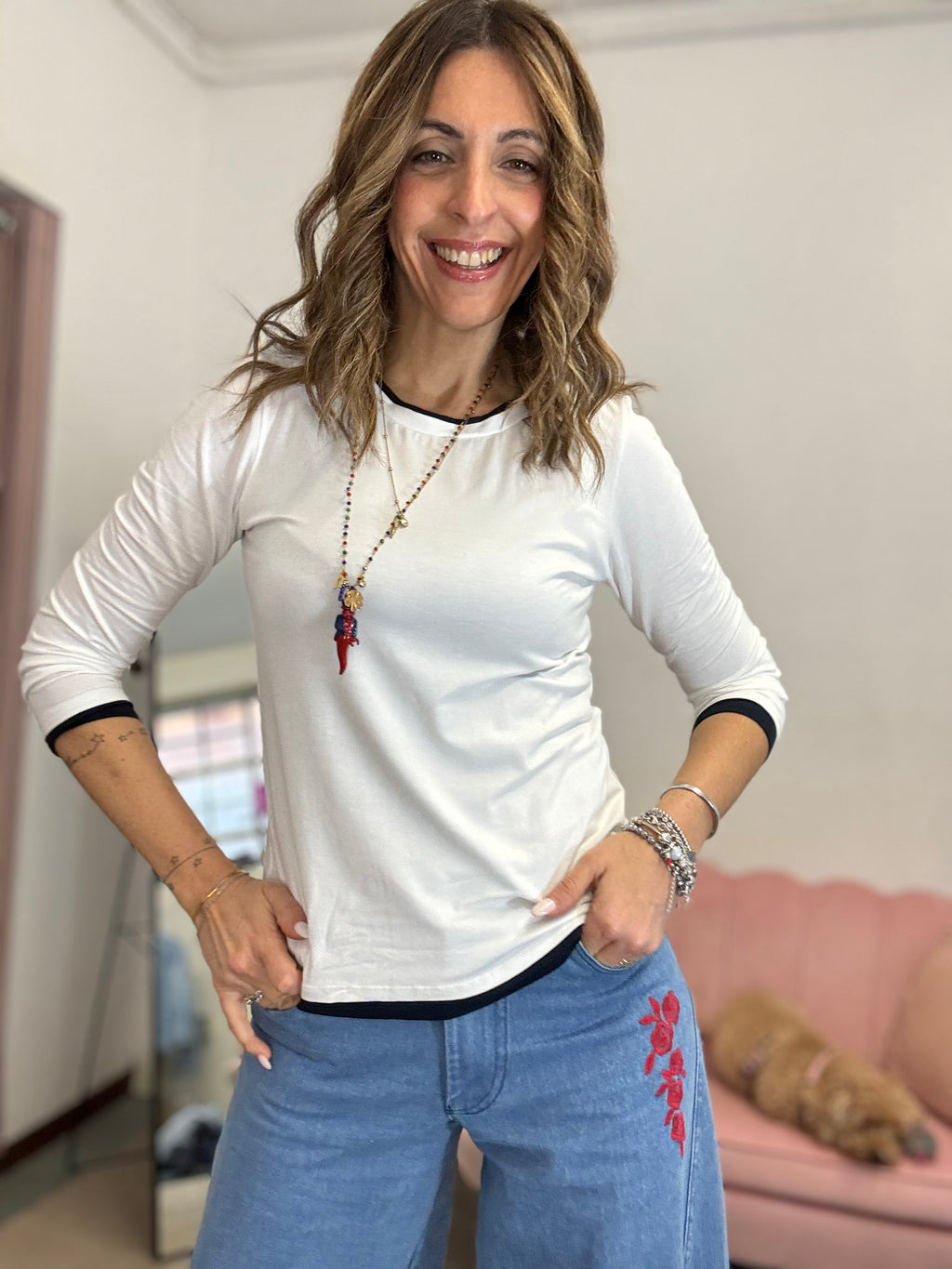 La maglietta coi bordini