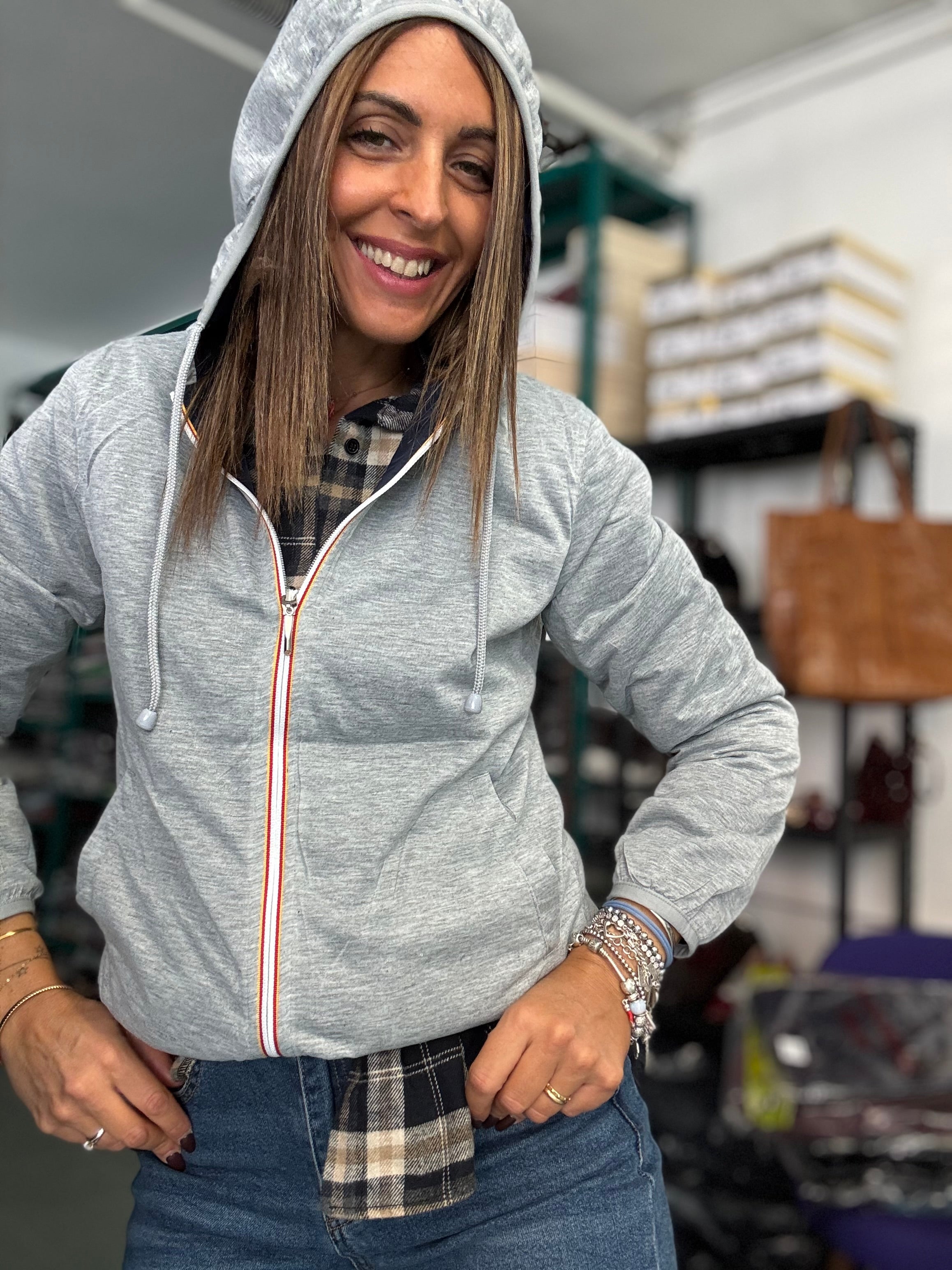 Il frangivento reversibile autunno style