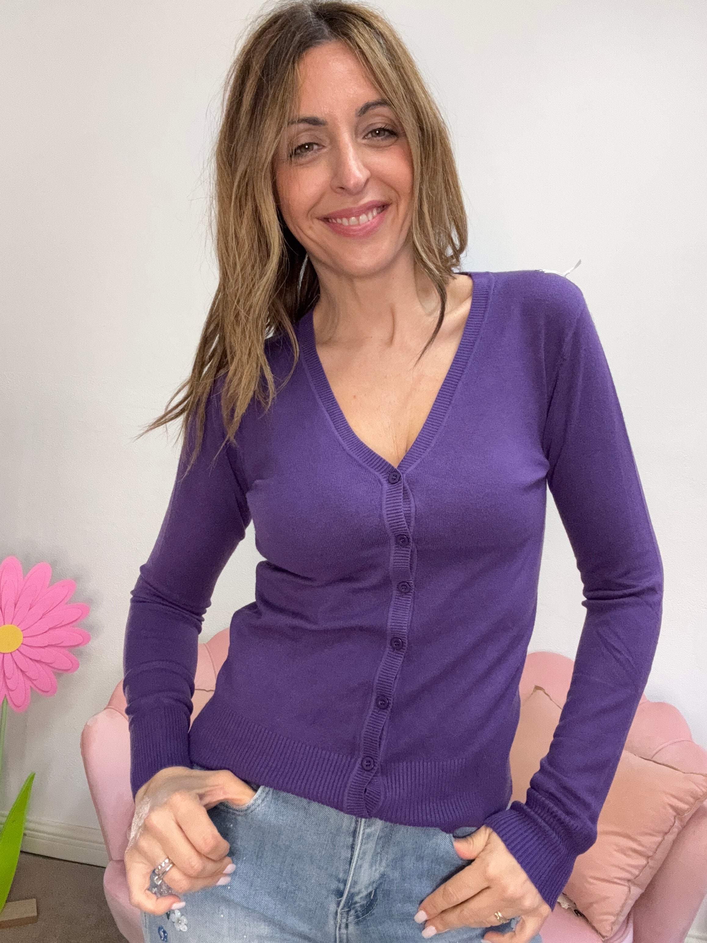 Cardigan basico continuativo