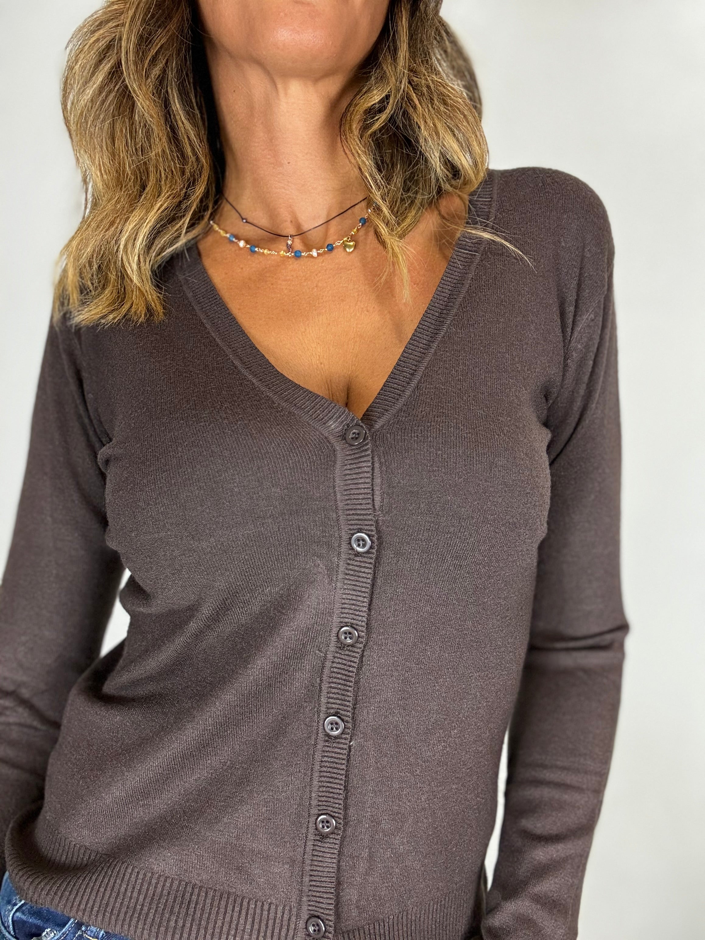Cardigan basico continuativo