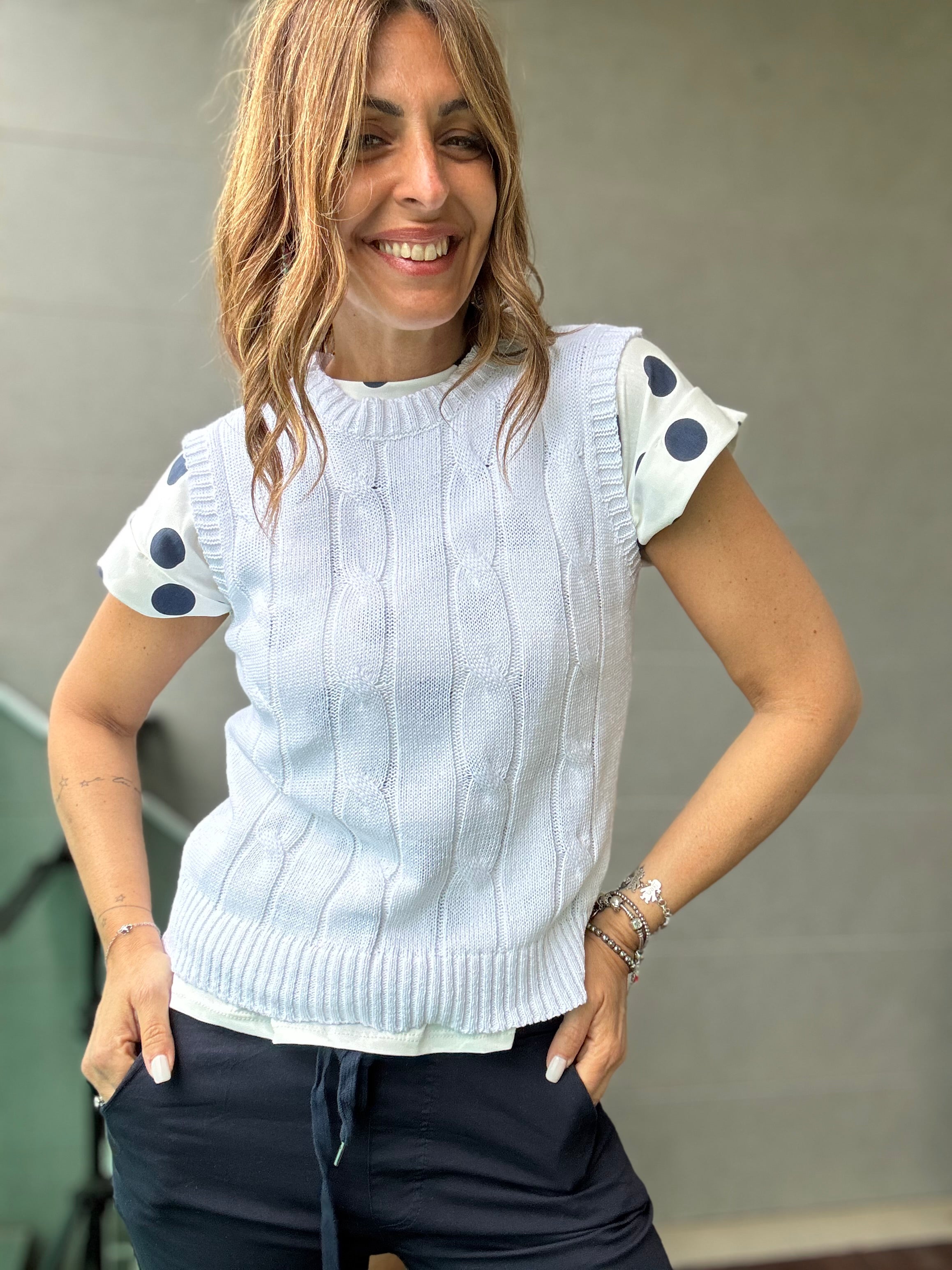 Il gilet in cotone