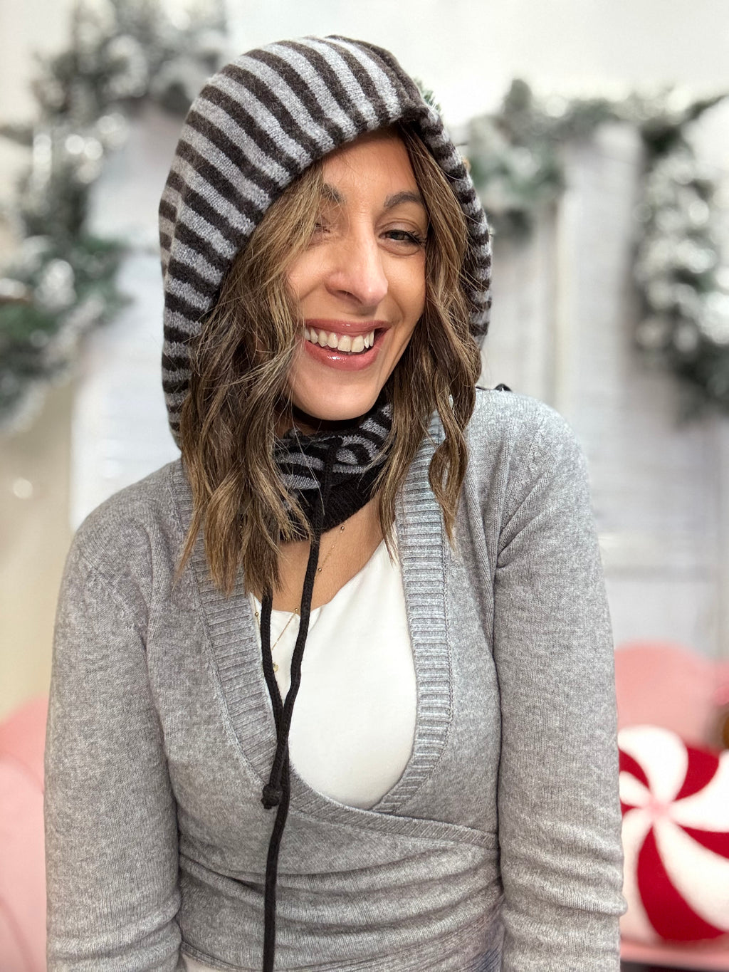 Il balaclava rigato ( lana e cachemire )