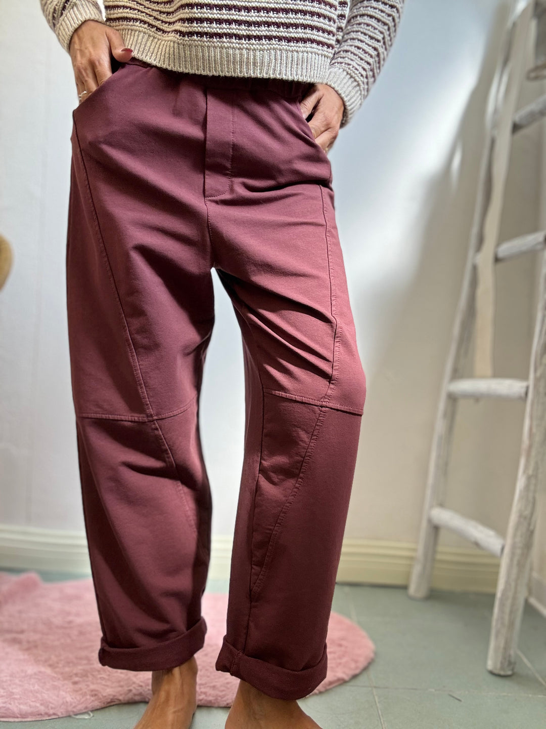 Il pantalone comodo in cotone