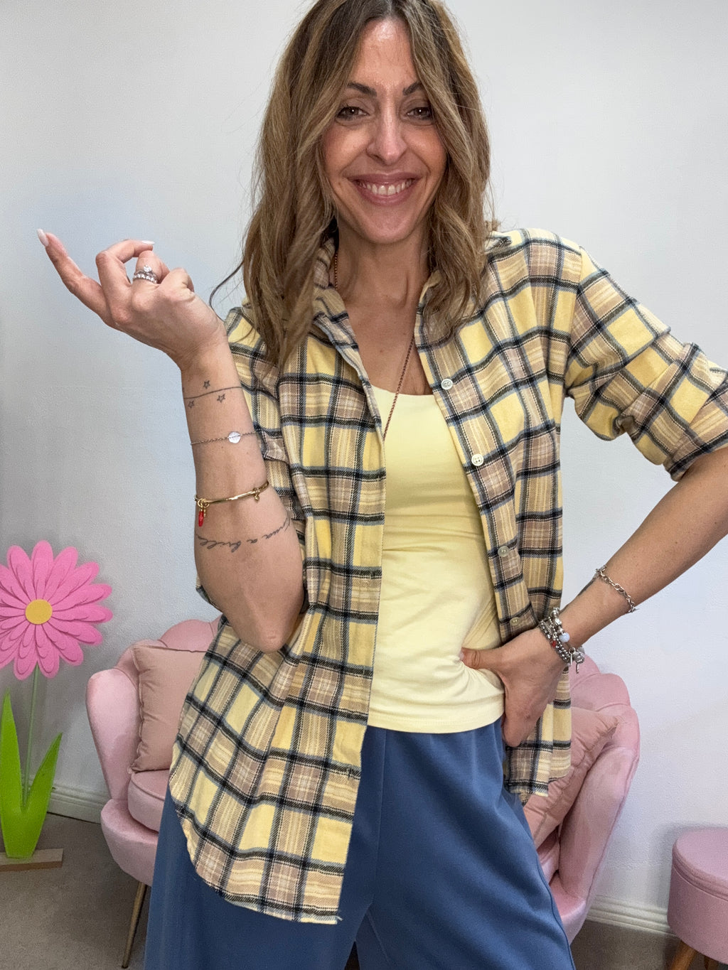 La camicia flanella leggera