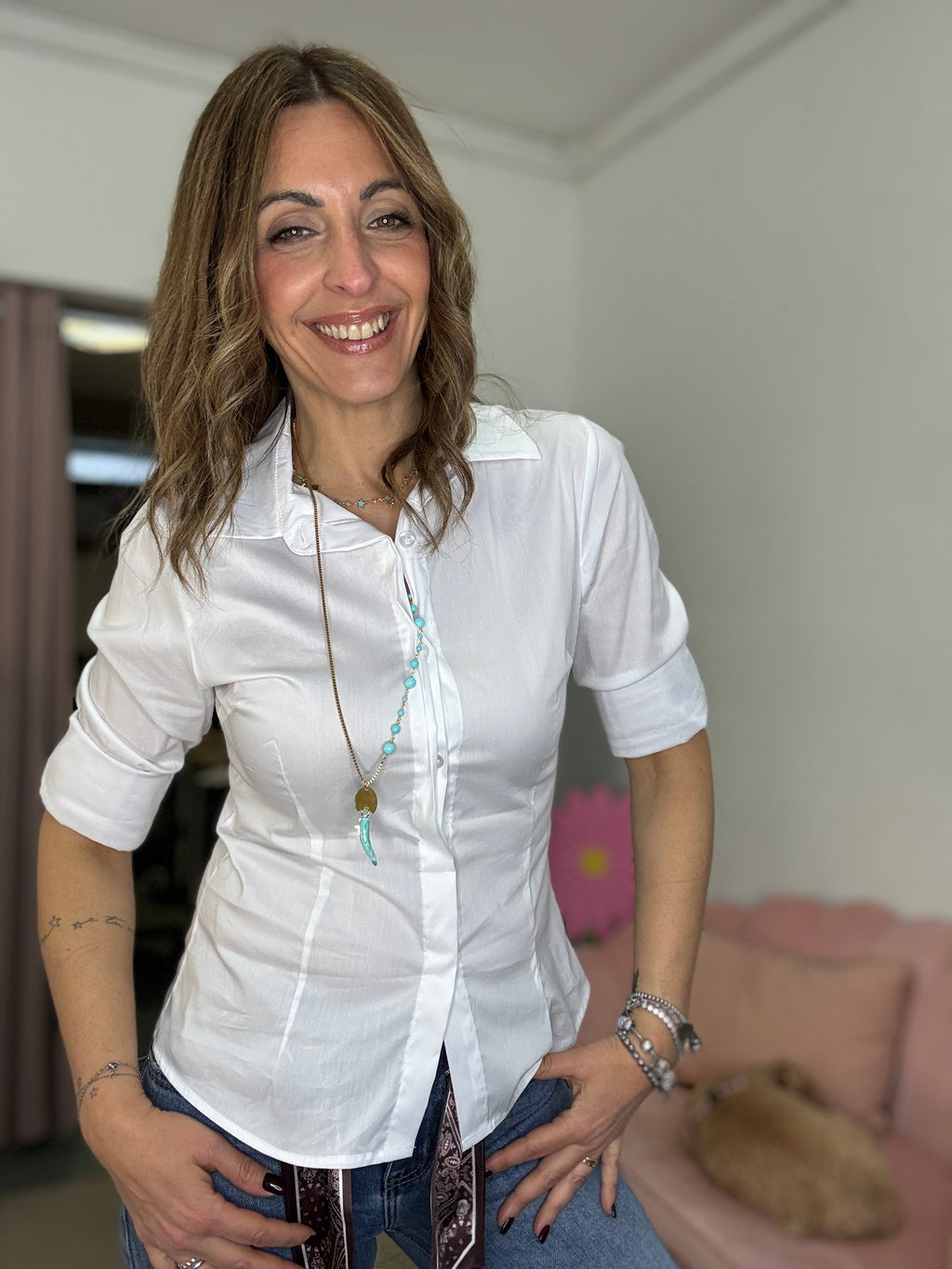 La camicia in cotone