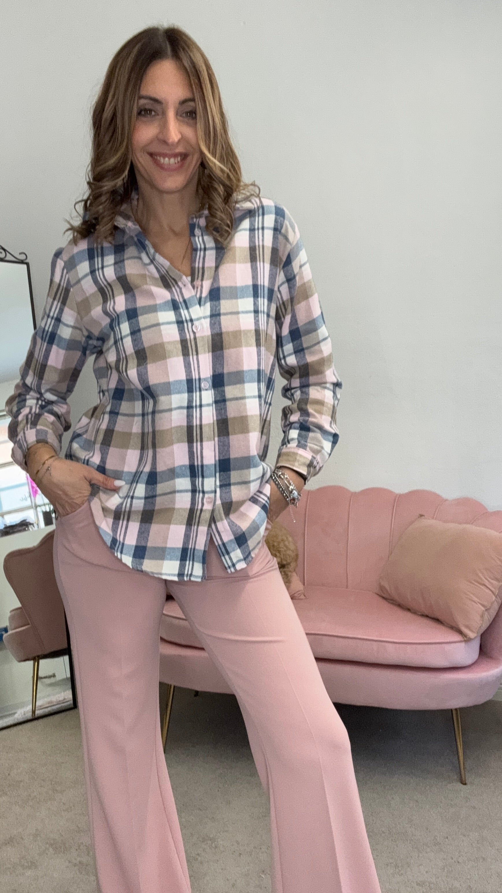 La camicia flanella leggera