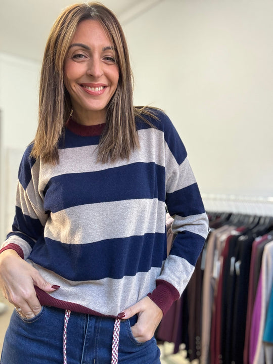 Il pull Sofi col cachemire e le Rigone