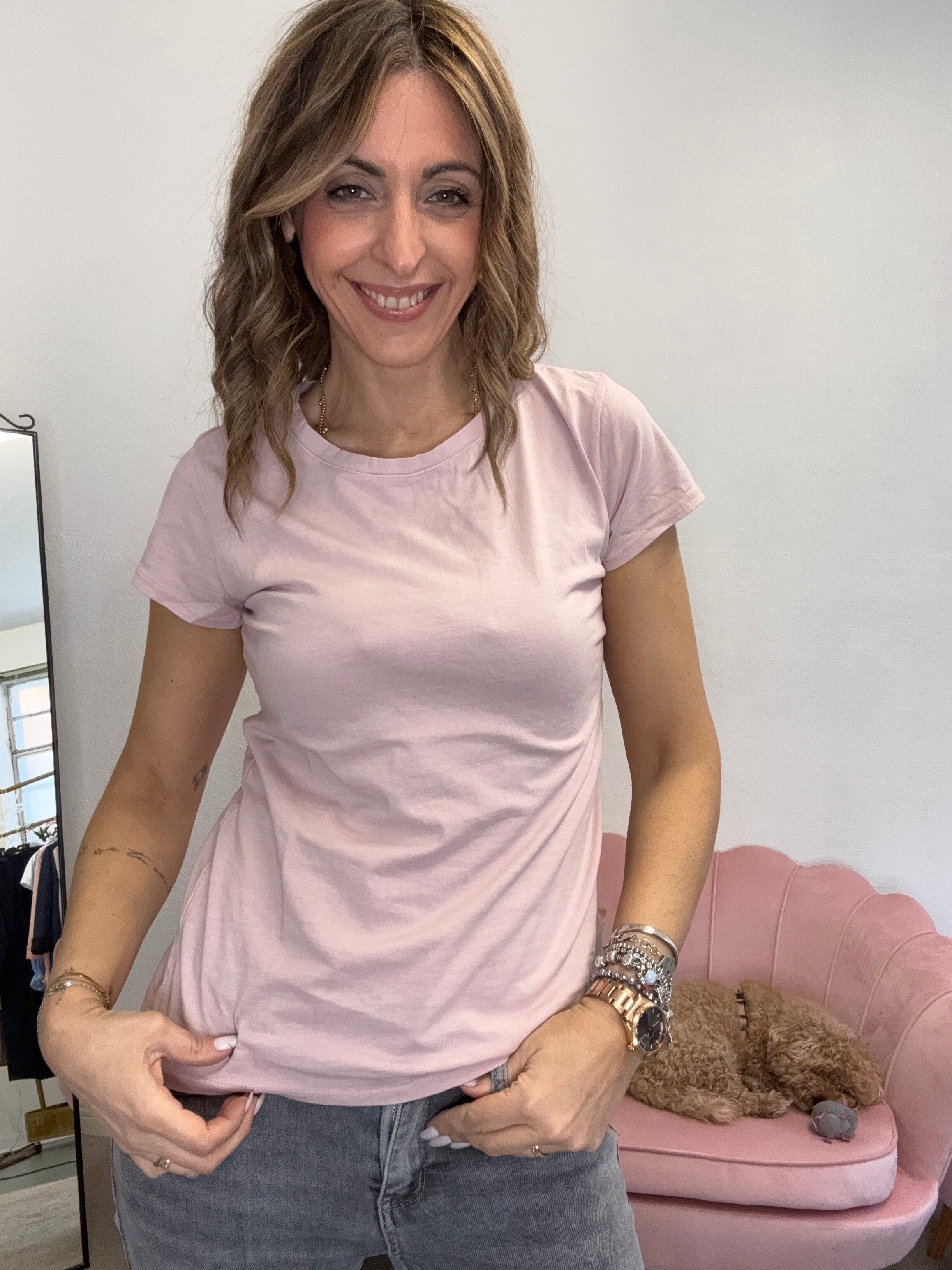 La t-shirt in cotone