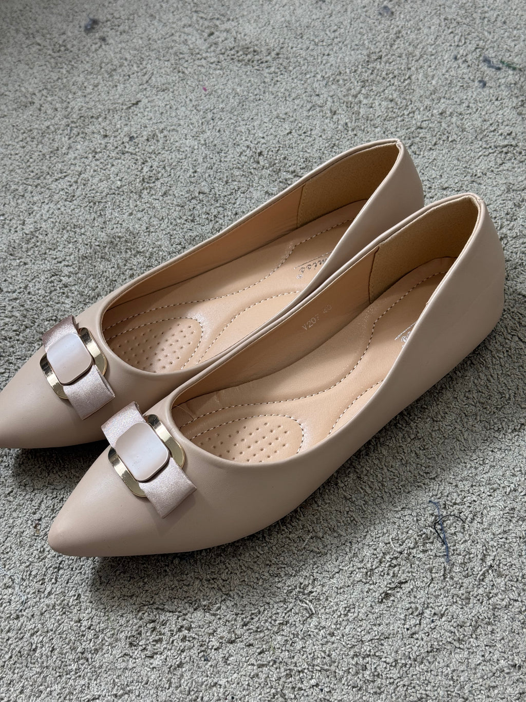 La ballerina con la puntina in due colori