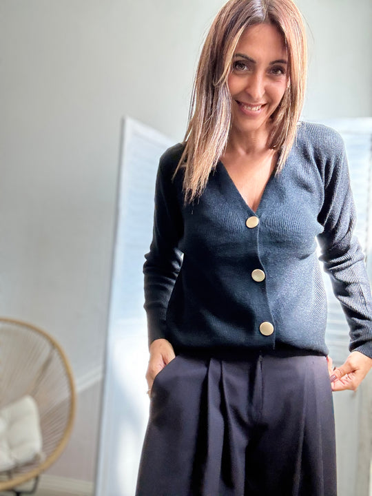Cardigan gioiello