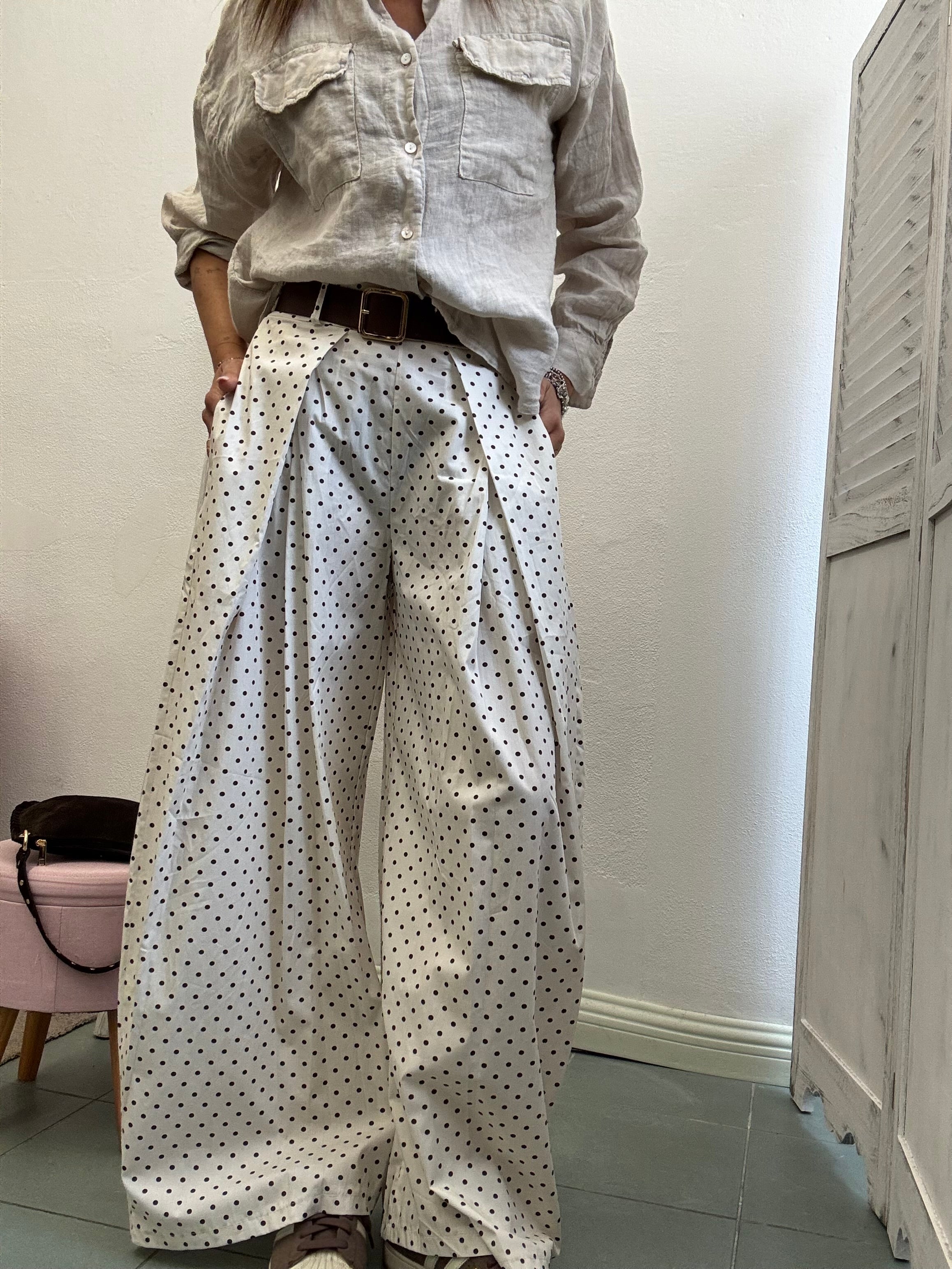 Il pantalone pence e pois
