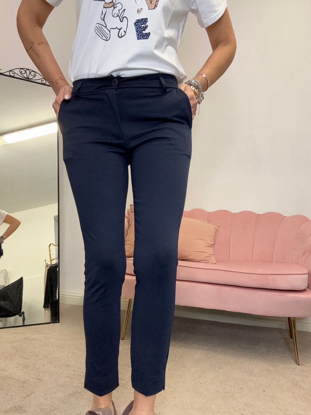 Il pantalone sigaretta punto Milano