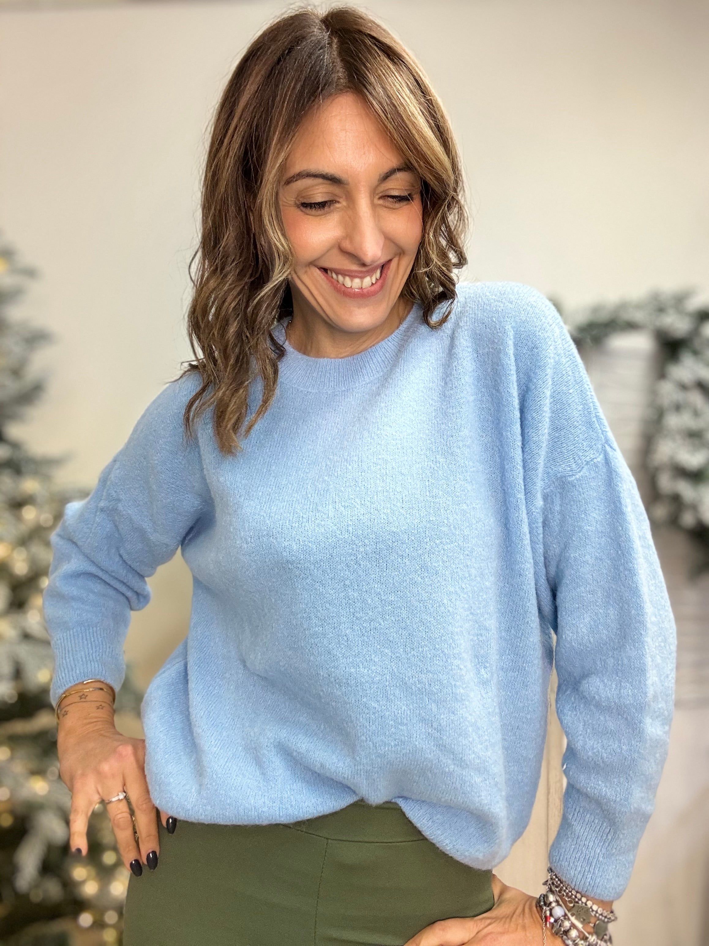 Il morbido girocollo in baby alpaca che non punge