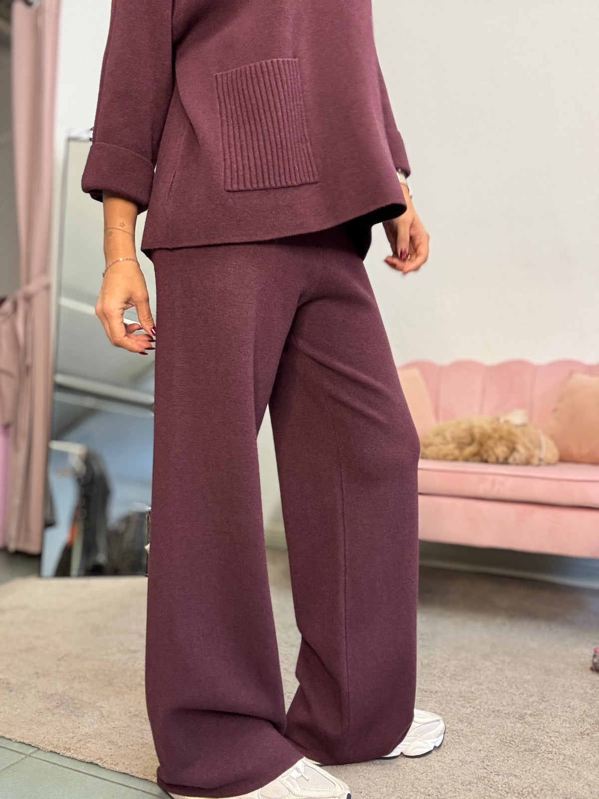 Il pantalone in maglia Vivien