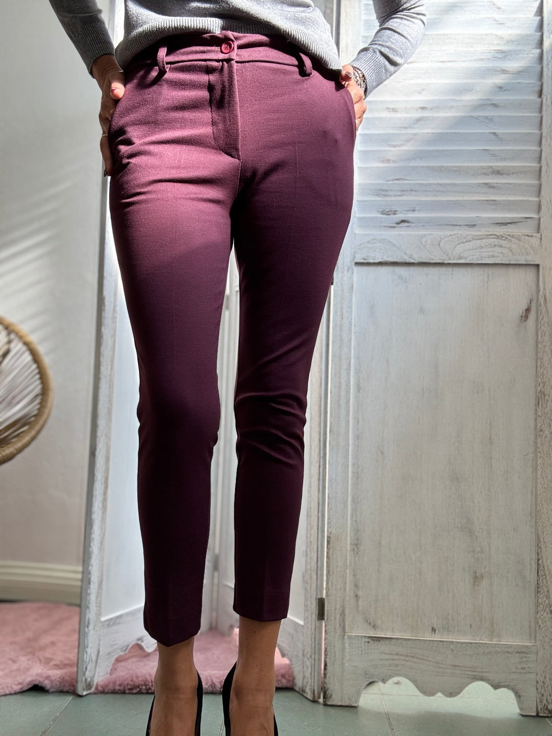 Il pantalone sigaretta punto Milano