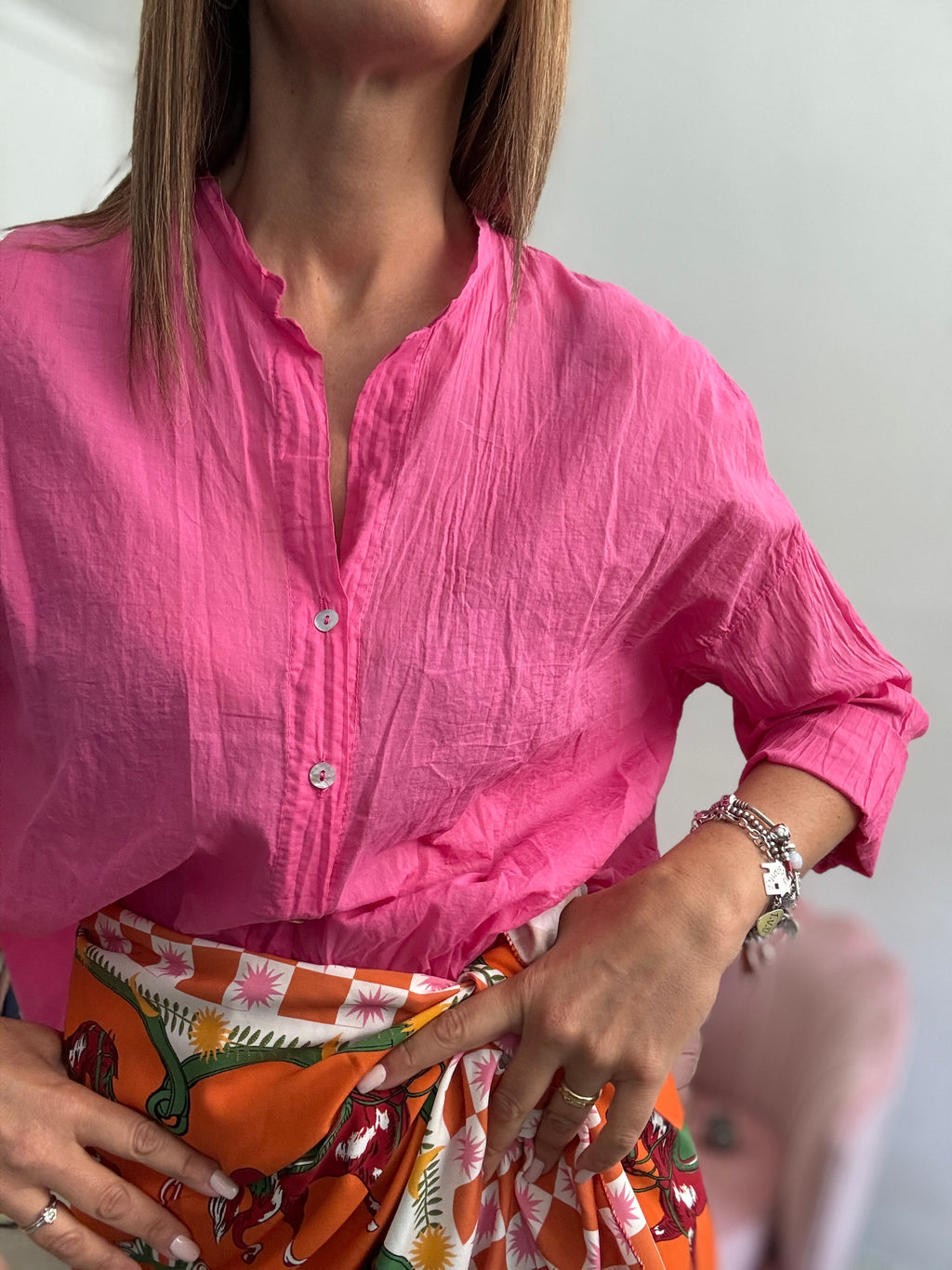 La camicia 100% cotone