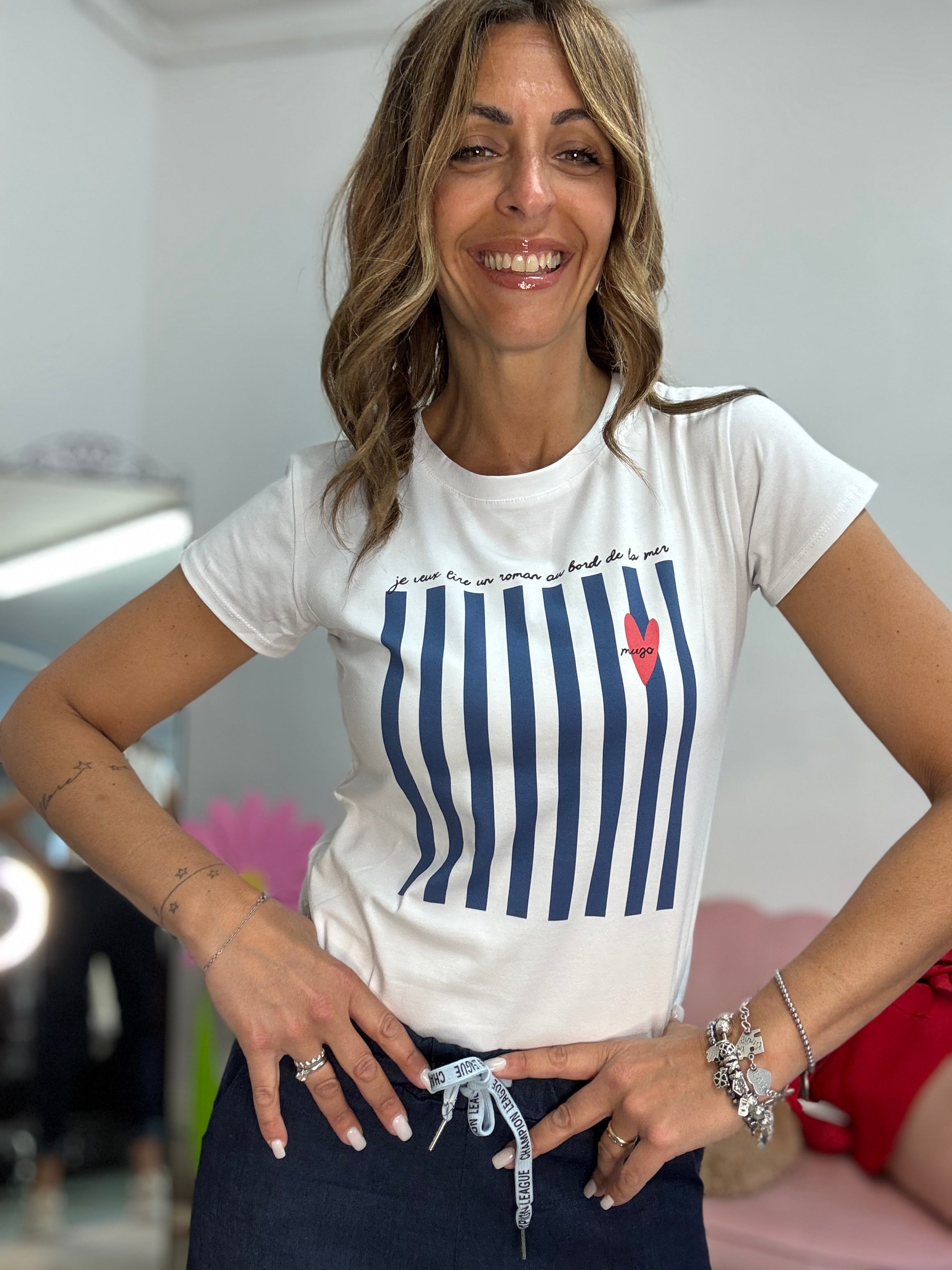 T shirt codice a barre