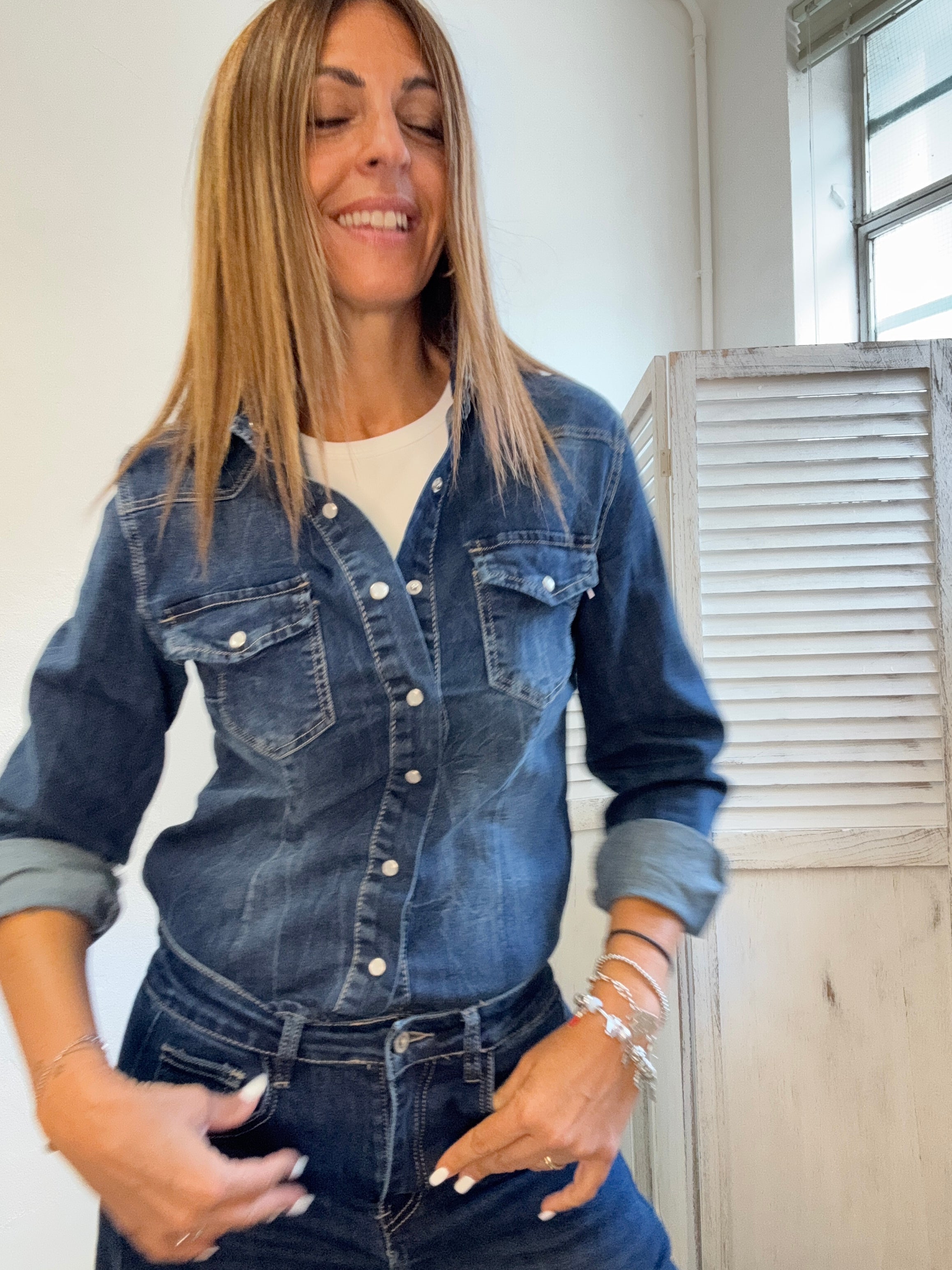 La camicia in jeans