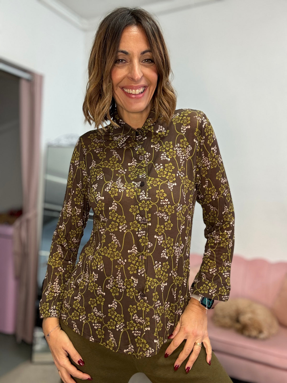 La cachemiretta camicia Prisma