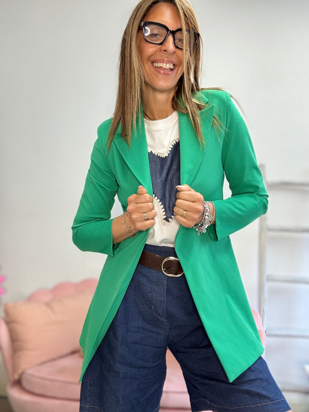 Il blazer sfiancato ad un bottone